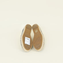 Chanel Black CC Cap Toe Espadrille 38C