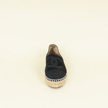 Chanel Black CC Flat Espadrille 38