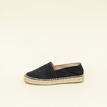 Chanel Black CC Flat Espadrille 38