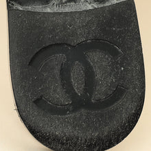 Chanel Black Camellia CC Slides 38