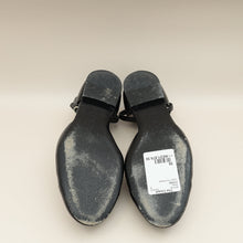 Chanel Black CC Cap Toe Camellia Ballerina 39