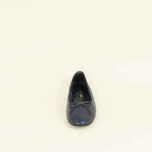 Chanel Navy CC Ballet Flats 40.5