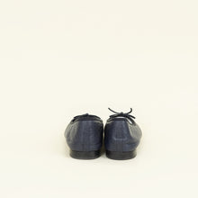Chanel Navy CC Ballet Flats 40.5