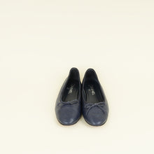 Chanel Navy CC Ballet Flats 40.5