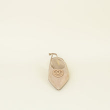 Chanel Beige CC Heart Pointed Flat Slingback Flat 40.5