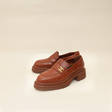 Chanel Brown CC Quilted Loafer 40