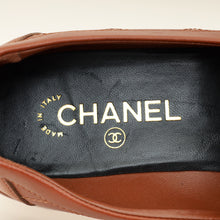 Chanel Brown CC Quilted Loafer 40