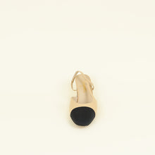 Chanel Bicolor Half D'Orsay Slingback Pumps 40
