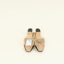 Chanel Bicolor Half D'Orsay Slingback Pumps 40