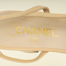 Chanel Bicolor Half D'Orsay Slingback Pumps 40