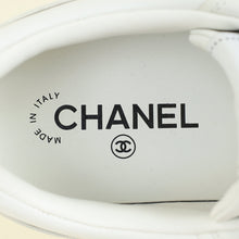 Chanel White CC Trainer Sneaker 40