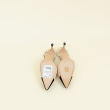 Chanel Bicolor Pointed Slingback Pumps 40