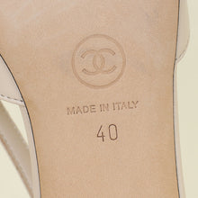 Chanel Bicolor Pointed Slingback Pumps 40