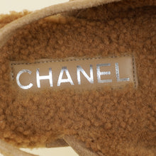 Chanel Dark Beige CC Slingback Loafers 40C