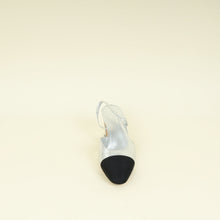 Chanel Bicolor CC Cap Toe Slingback Pump 41.5