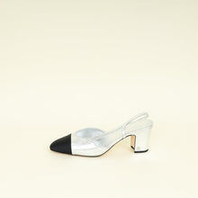 Chanel Bicolor CC Cap Toe Slingback Pump 41.5