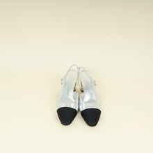 Chanel Bicolor CC Cap Toe Slingback Pump 41.5