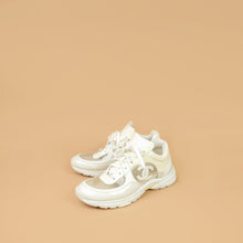 Chanel White PVC Lace Up Sneakers 41