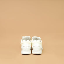 Chanel White PVC Lace Up Sneakers 41