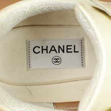 Chanel White PVC Lace Up Sneakers 41
