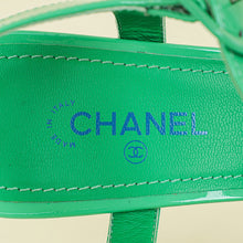 Chanel Green CC Sandal 36.5