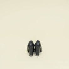 Chanel Grey CC Cap Toe Pumps 36.5