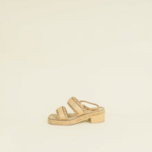 Chanel Beige CC Chain Sandal 36