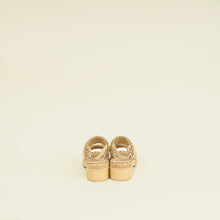 Chanel Beige CC Chain Sandal 36