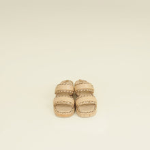 Chanel Beige CC Chain Sandal 36