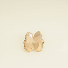 Chanel Beige CC Chain Sandal 36