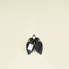 Chanel Black CC Pearl Pump 36
