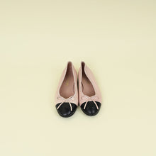 Chanel Bicolor CC Cap Toe Flat Ballerina 36
