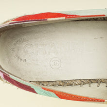 Chanel Multicolor CC Cap Toe Espadrille 36