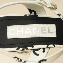 Chanel Bicolor CC Print Coco Beach Sandal 37