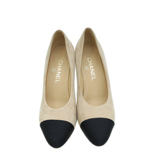 Chanel Bicolor CC Cap Toe Signature Metal Heel Pumps 37