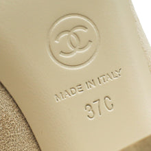 Chanel Bicolor CC Cap Toe Signature Metal Heel Pumps 37