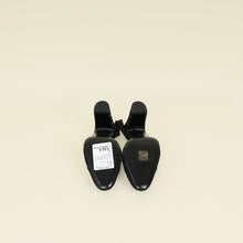 Chanel Black Cap Toe Slingback Pumps 37