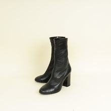 Chanel Black CC Ankle Boots 37