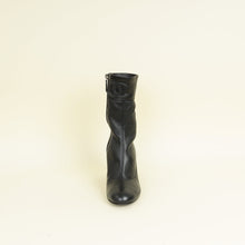 Chanel Black CC Ankle Boots 37