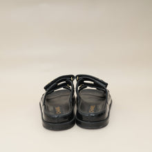 Chanel Black Shiny CC Beads Quilted Dad Slide Mules 37