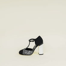 Chanel Tricolor T Strap Tweed Pumps 37