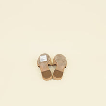 Chanel Dark Beige CC Logo Slides Mules 37C