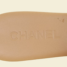 Chanel Dark Beige CC Logo Slides Mules 37C