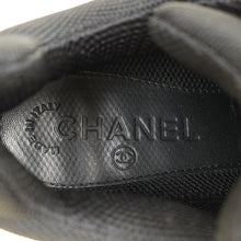 Chanel Black CC Trainer Sneaker 37