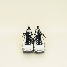 Chanel Bicolor CC Trainer Sneaker 38.5