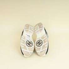 Chanel Grey CC Quilted Trainer Sneakers 38.5