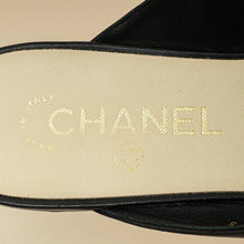 Chanel BlackCC Pearl Mules 38.5