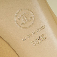Chanel Bicolor Pearl Heel Pumps 38.5