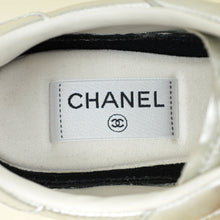 Chanel Metallic Silver CC Trainer Sneaker 38.5