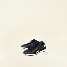 Chanel Black CC Quilted Trainer Sneaker 38.5